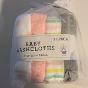 Baby Kiss 24 piece washcloth set